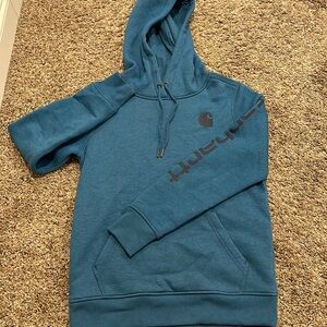 Carhartt blue/teal sweatshirt